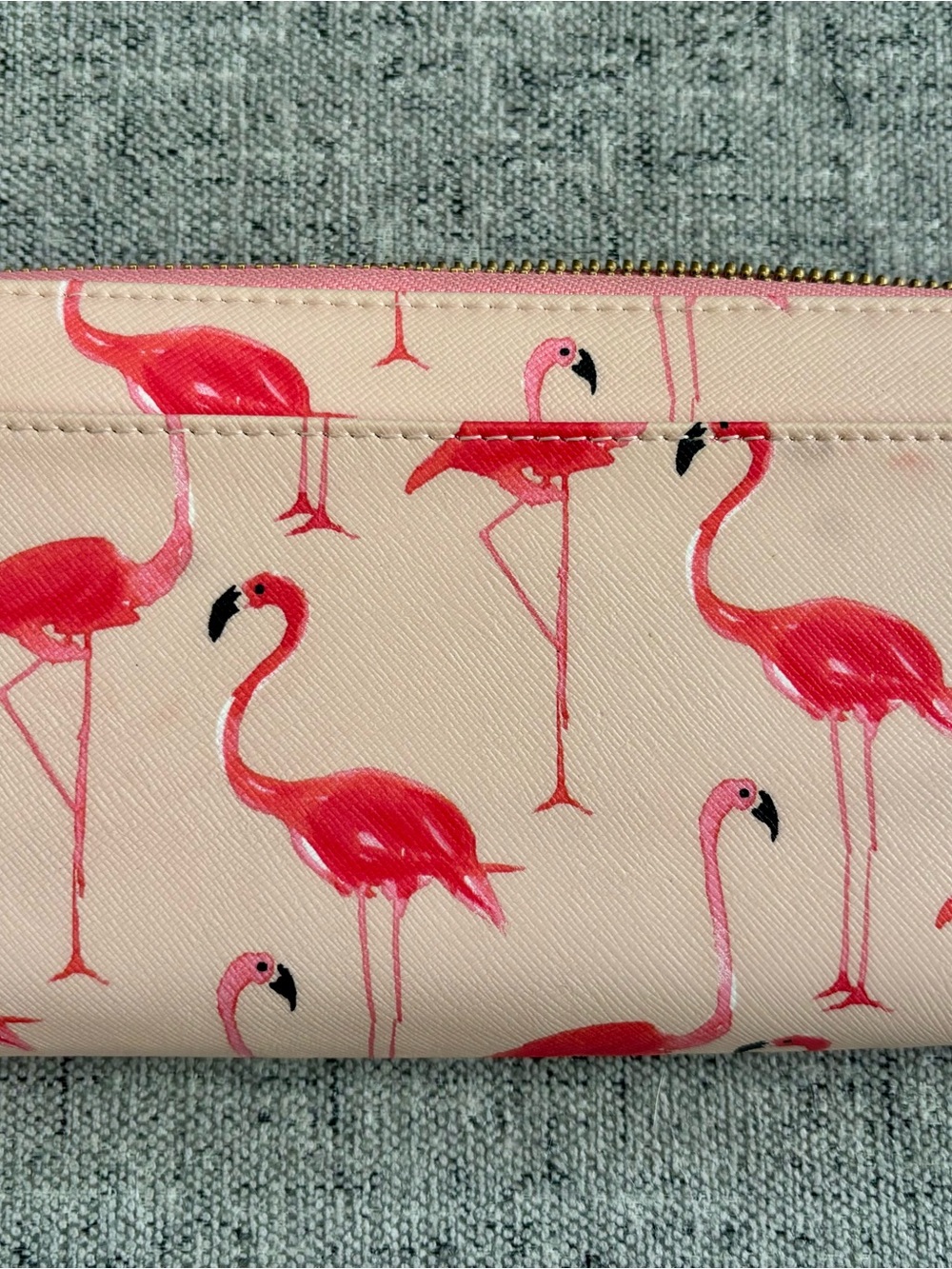 kate spade Pink Flamingo Print Continental Wallet - Picture 2 of 6